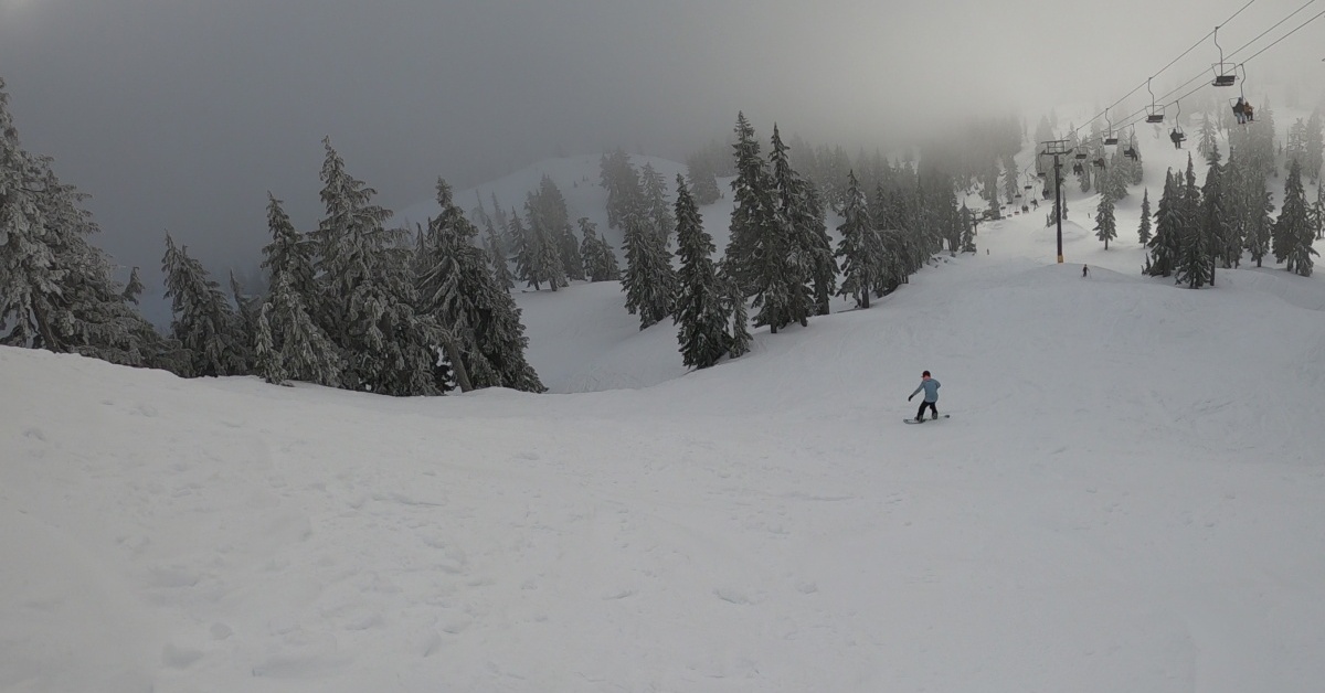 2023-04-01 Seymour mountain snow report