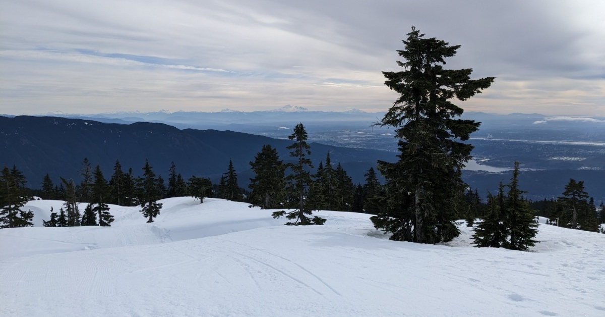 2022-03-10 Seymour mountain snow report