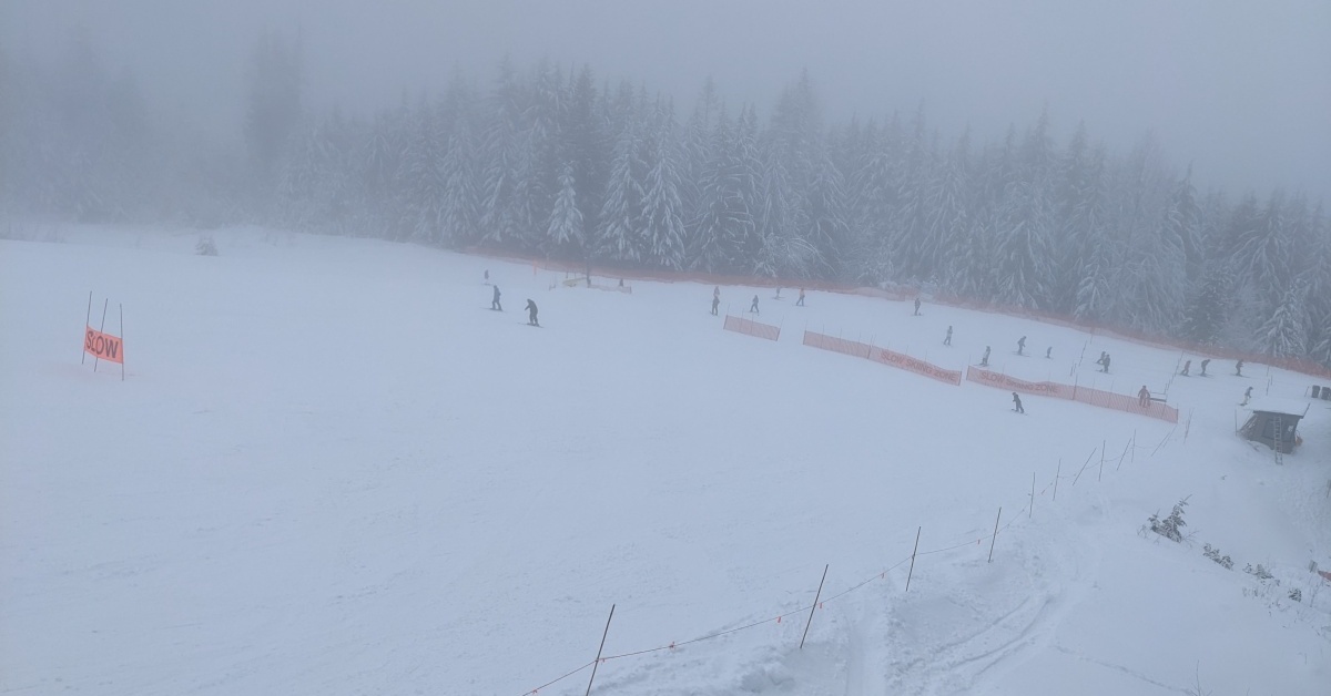 2023-01-23 Grouse mountain snow report