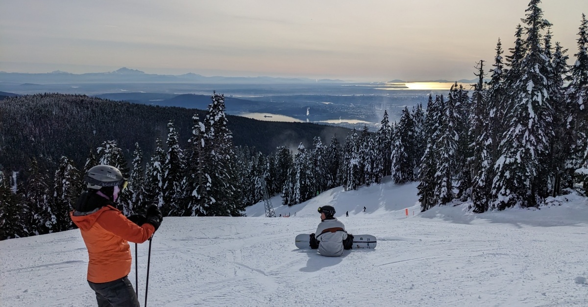 2023-01-30 Grouse mountain snow report